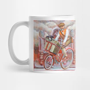 Tweed Runner on Red Pashley Mug